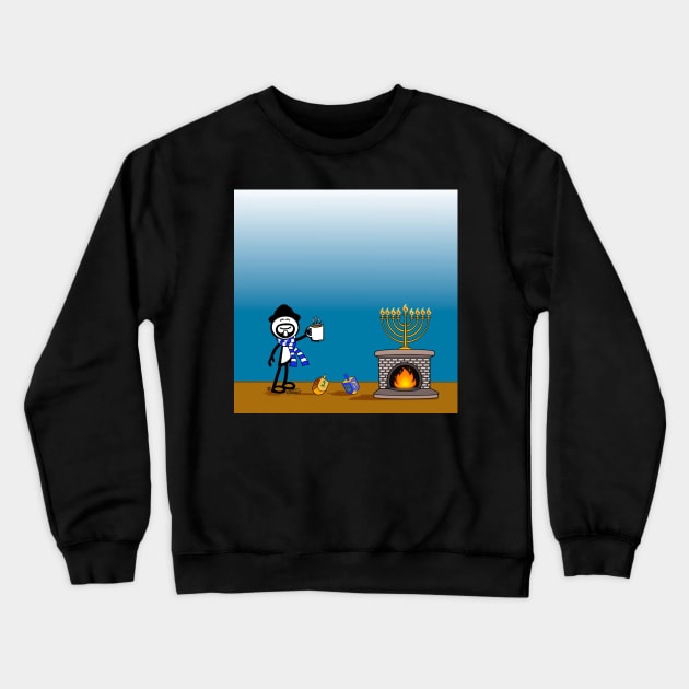 Hanukkah Crewneck Sweatshirt by GDGCreations